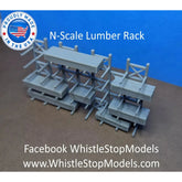WSM N6510 - N Scale - Modern lumber rack